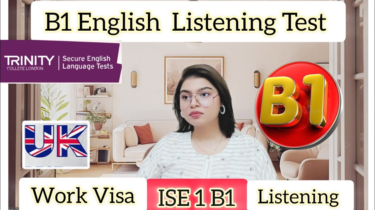 Full (B1) Speaking & Listening Skilled Worker Visa || ISE 1 Trinity College London