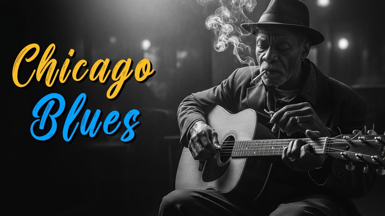 Relaxing Chicago Blues Music for Stress Relief 🎷 Chill Vibe Playlist & Sleep Mix 2024