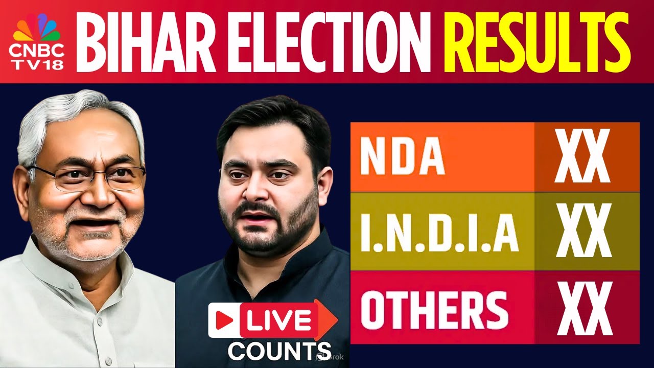 🔴Bihar Assembly Election Results LIVE: Nitish Kumar Vs Tejashwi Yadav | JD(U)-BJP Vs RJD-Cong | Modi