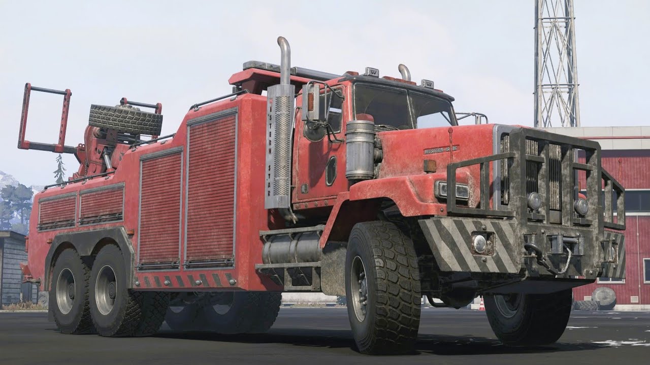 SnowRunner | Western Star 6900XD 'TowTruck' - Wyciąganie Zestawu z Pobocza #snowrunner