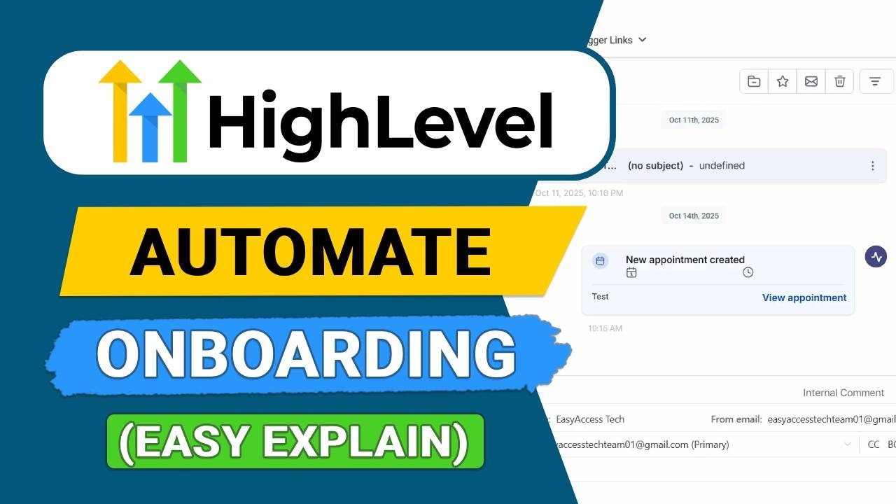 Полностью автоматизируйте процесс адаптации клиентов с помощью GoHighLevel.