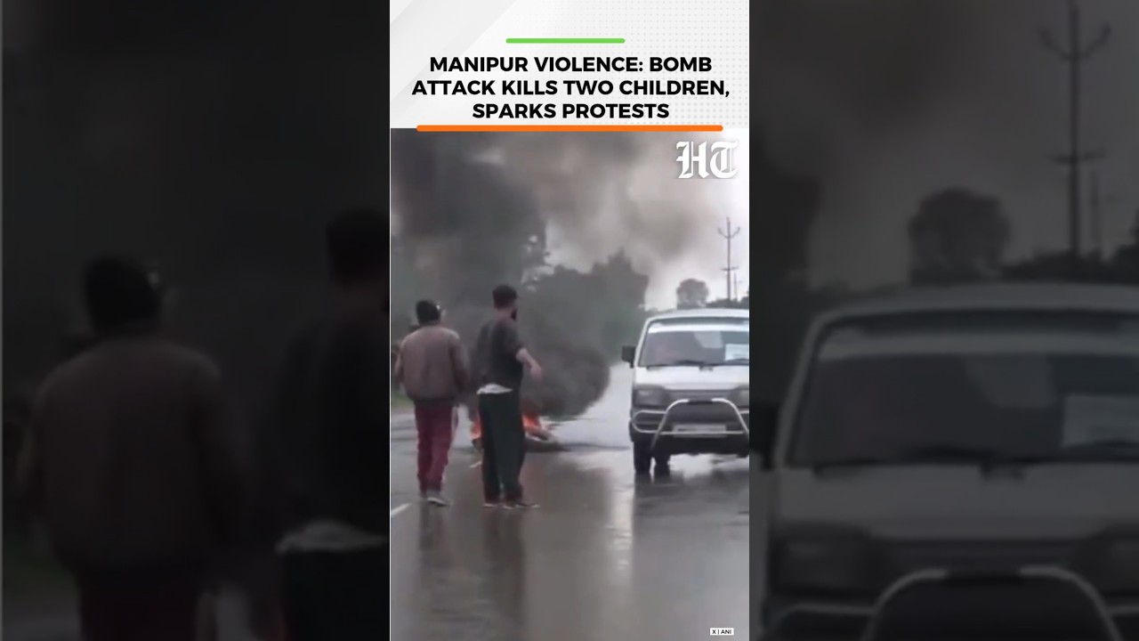 Manipur Bomb Attack Kills Two Children, Sparks Protests, Tension Escalates in Bishnupur | HT India