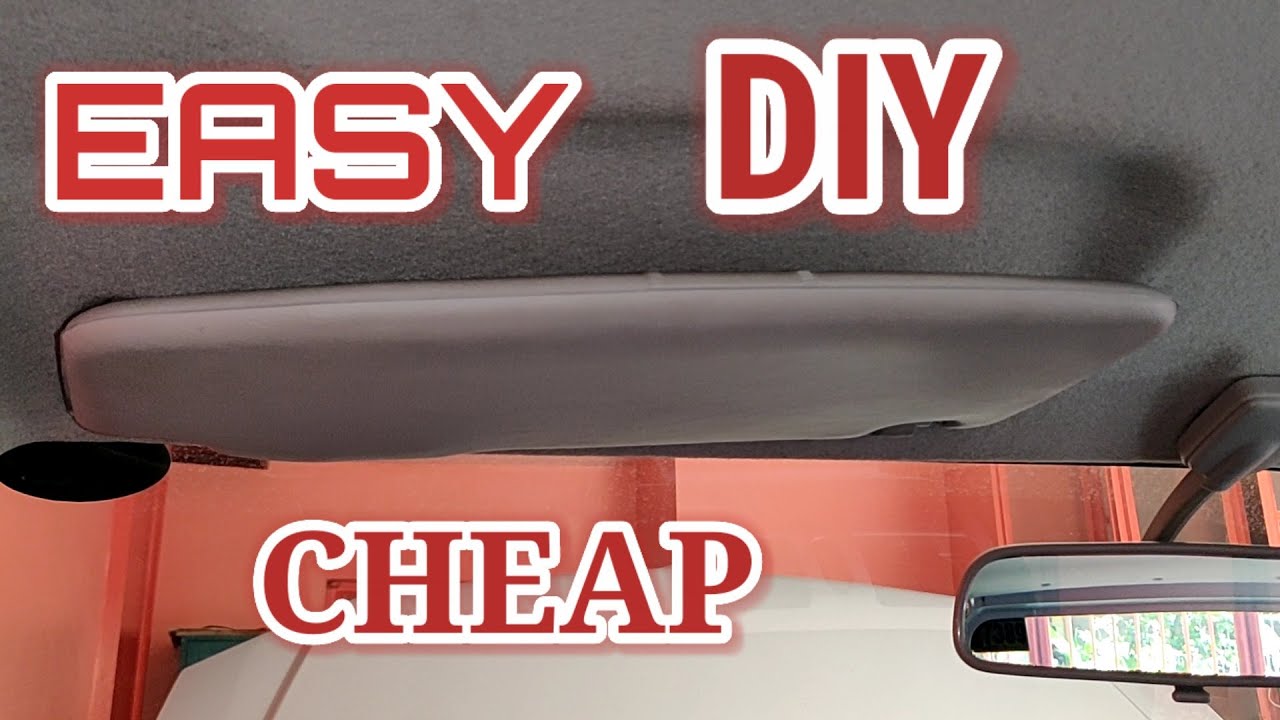 EASY | DIY | CHEAP LOOSE OR BROKEN SUN VISOR FIX