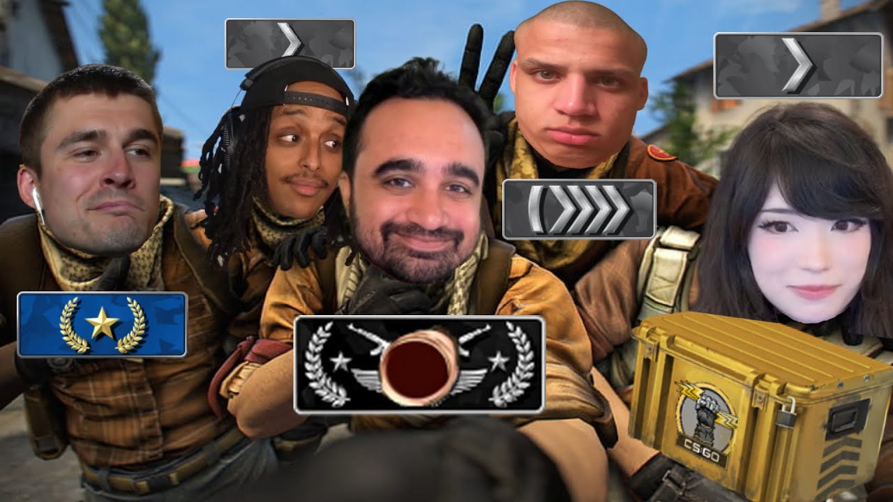 Can Squeex carry Team Ludwig in CS2? (Ludwig, Tyler1, Emiru, Agent00)