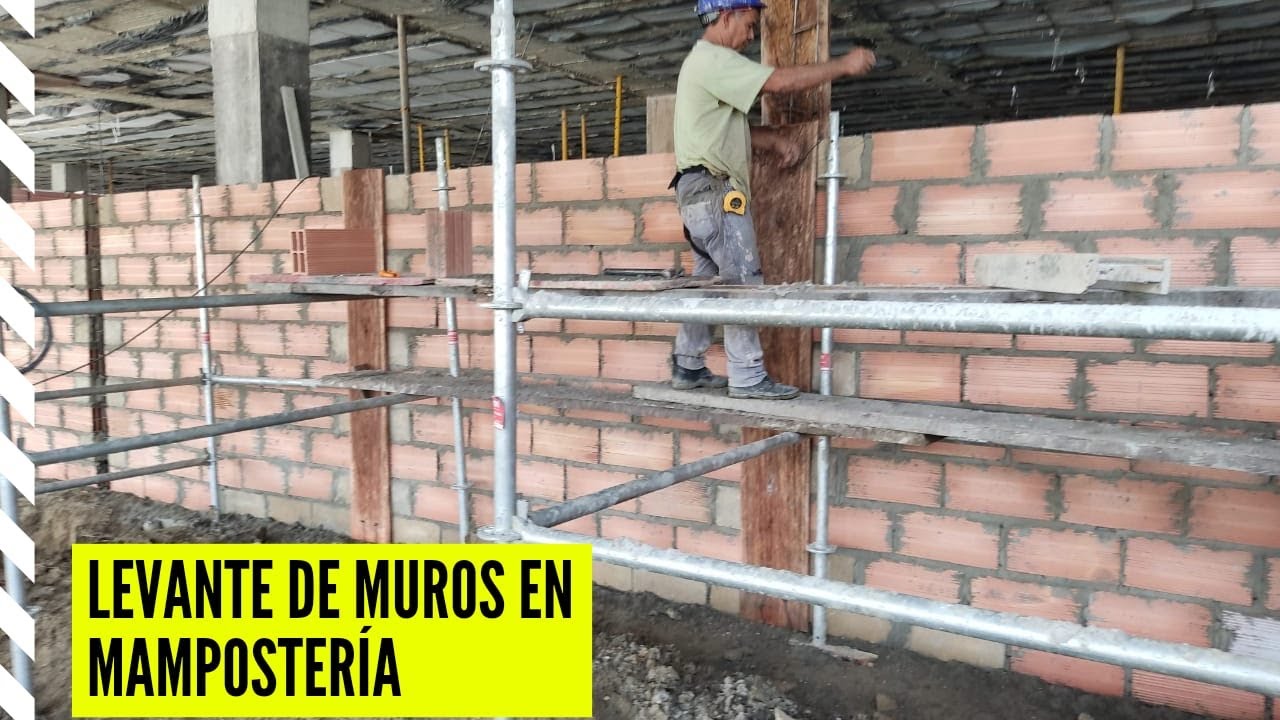 Levante de Muros en Mampostería y Ladrillos Confinada - Muros Sismorresistentes