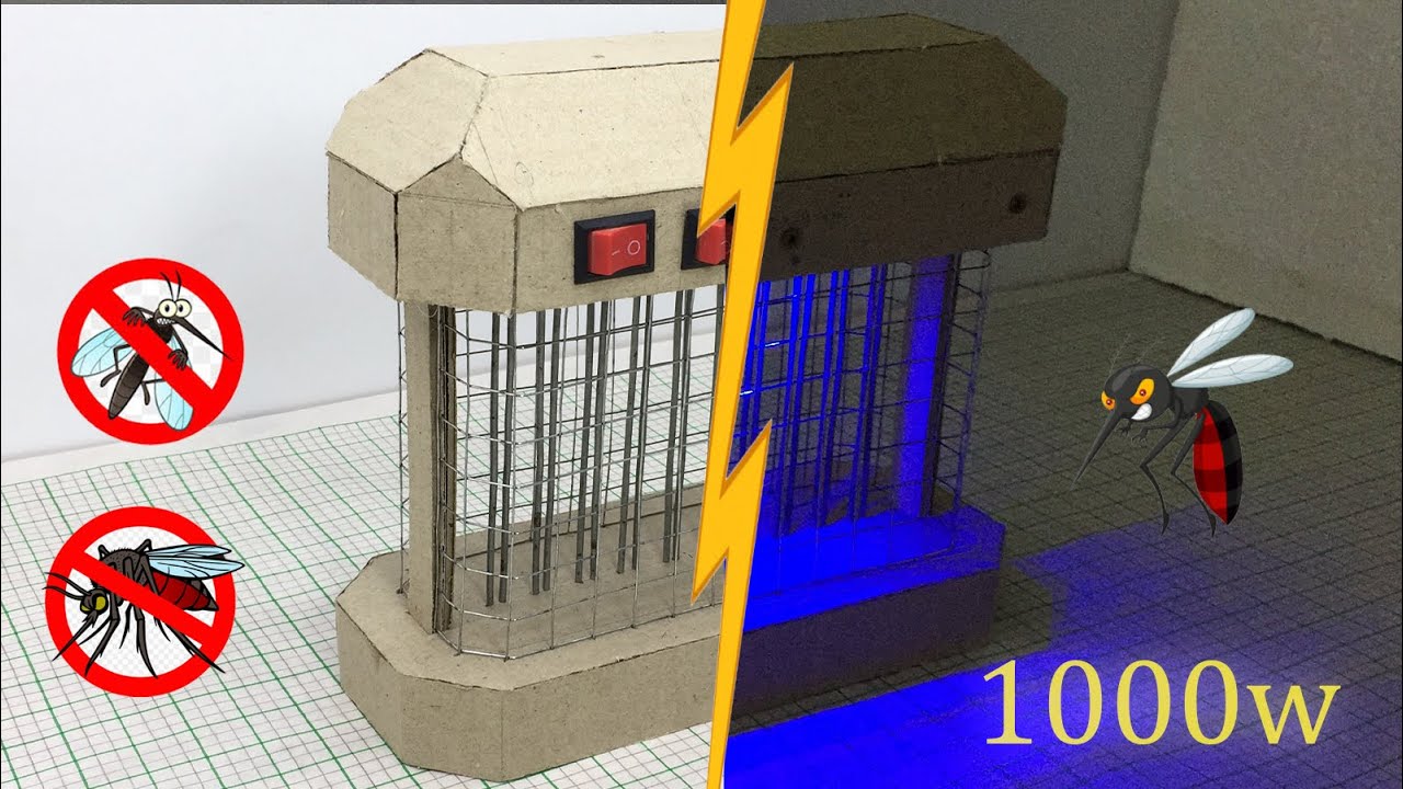أصنع بنفسك جهاز صاعق الحشرات - رائع  \How to Make a Mosquito Killer Machine