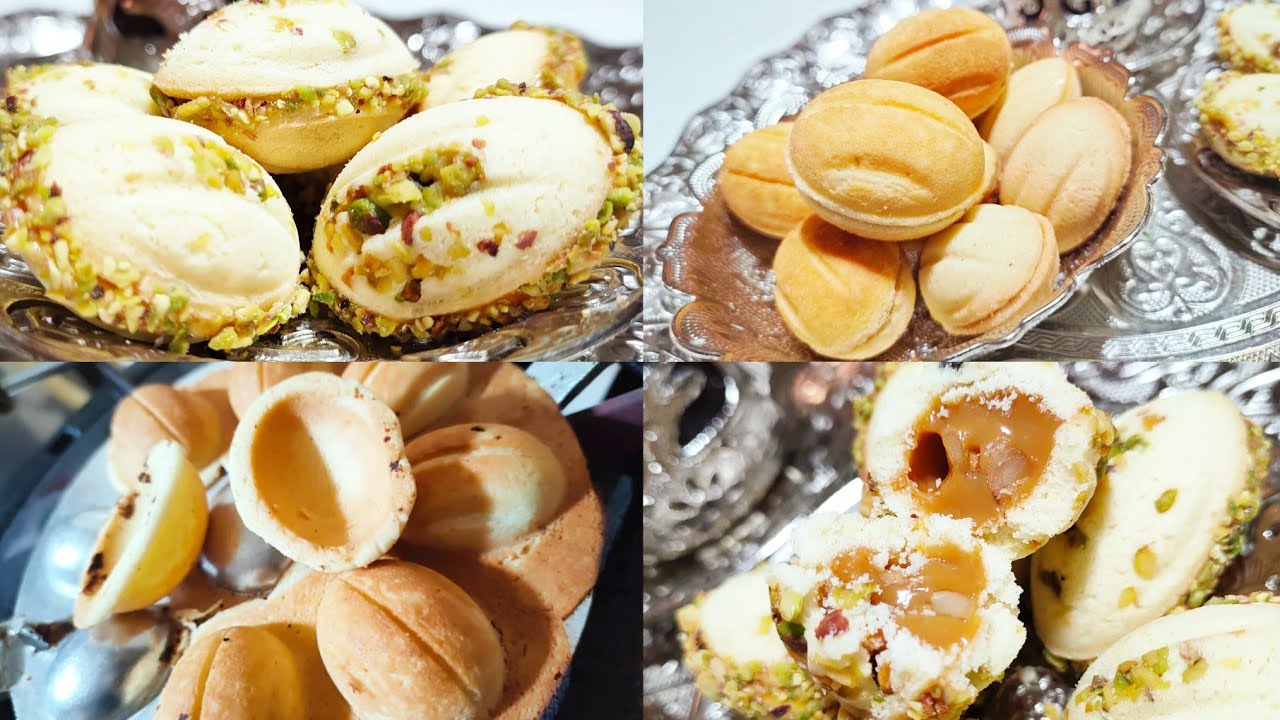 حلوة الجوزة بأسهل طريقة خفيفة و تذوب في الفم 🤤