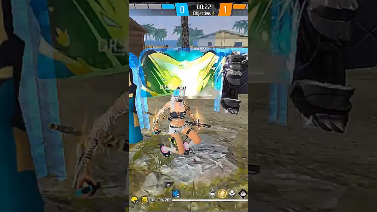 Teeno Ko Sabak Sikhaya #freefire #gaminggirl #shorts