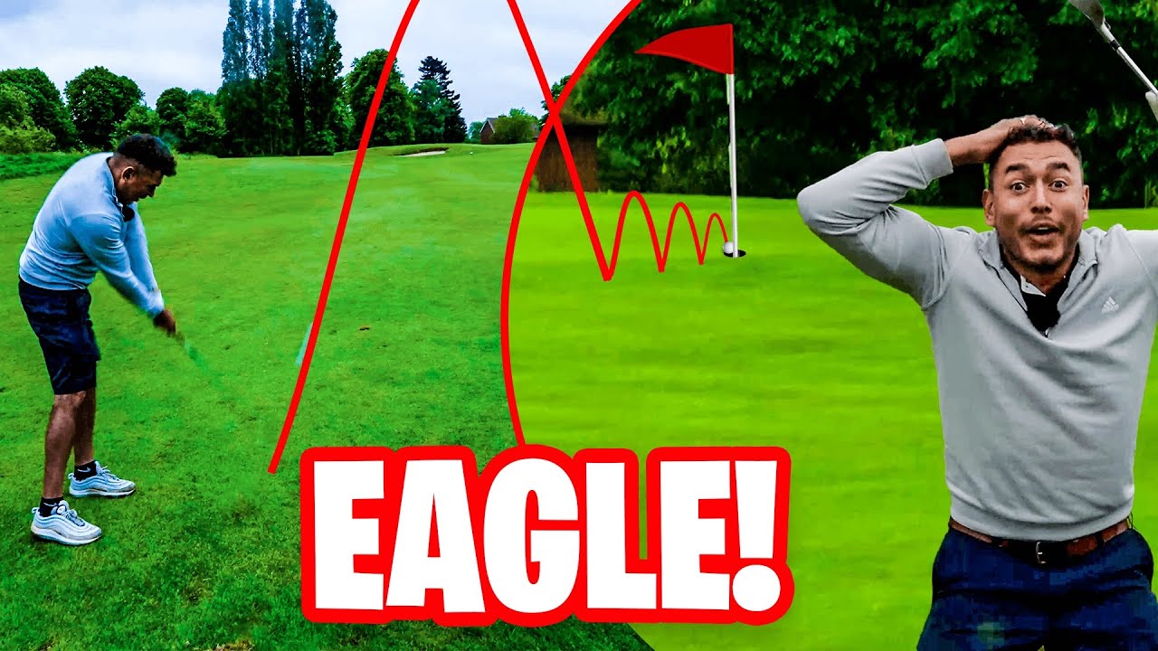 OMFG A 100+ YARD HOLE OUT FOR EAGLE!!! Tom vs Oakley - Epic Golf Match!!!