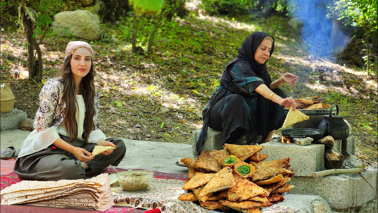 Exploring the Charm of Village Life in Iran ♡ Cooking in the Village | Kurdish Village Life