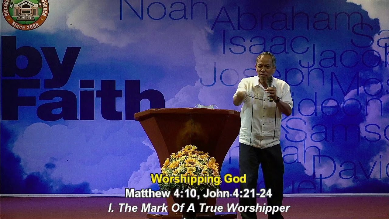Worshipping God by Pastor Sodie Lumantas
