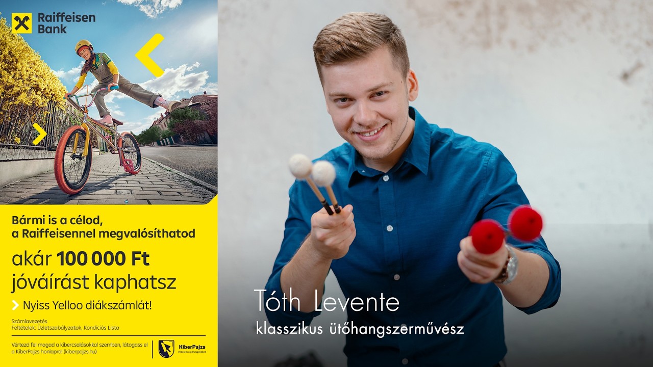 Tóth Levente klasszikus ütőhangszerművész - Tehetségek és Sikertörténetek