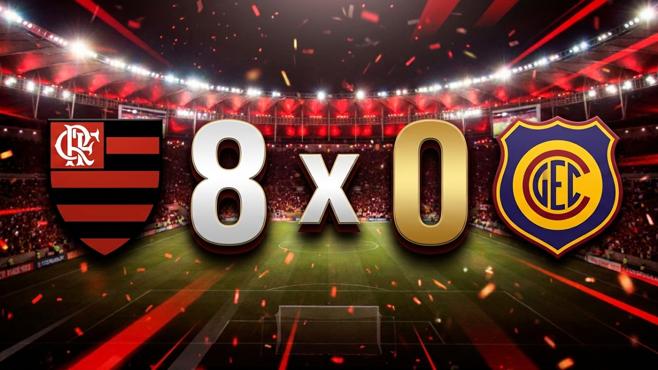 FLAMENGO GOLEIA MADUREIRA POR 8x0 E VAI A FINAL DO CARIOCA COM FLUMINENSE!