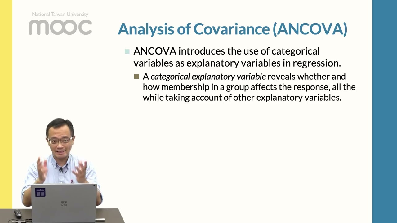 商管統計資料分析二 01. ANCOVA: Analysis of Covariance