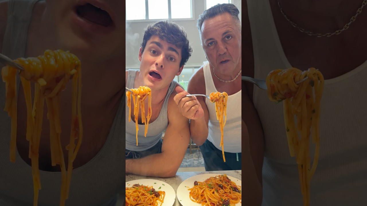 Pasta Puttanesca With My Dad