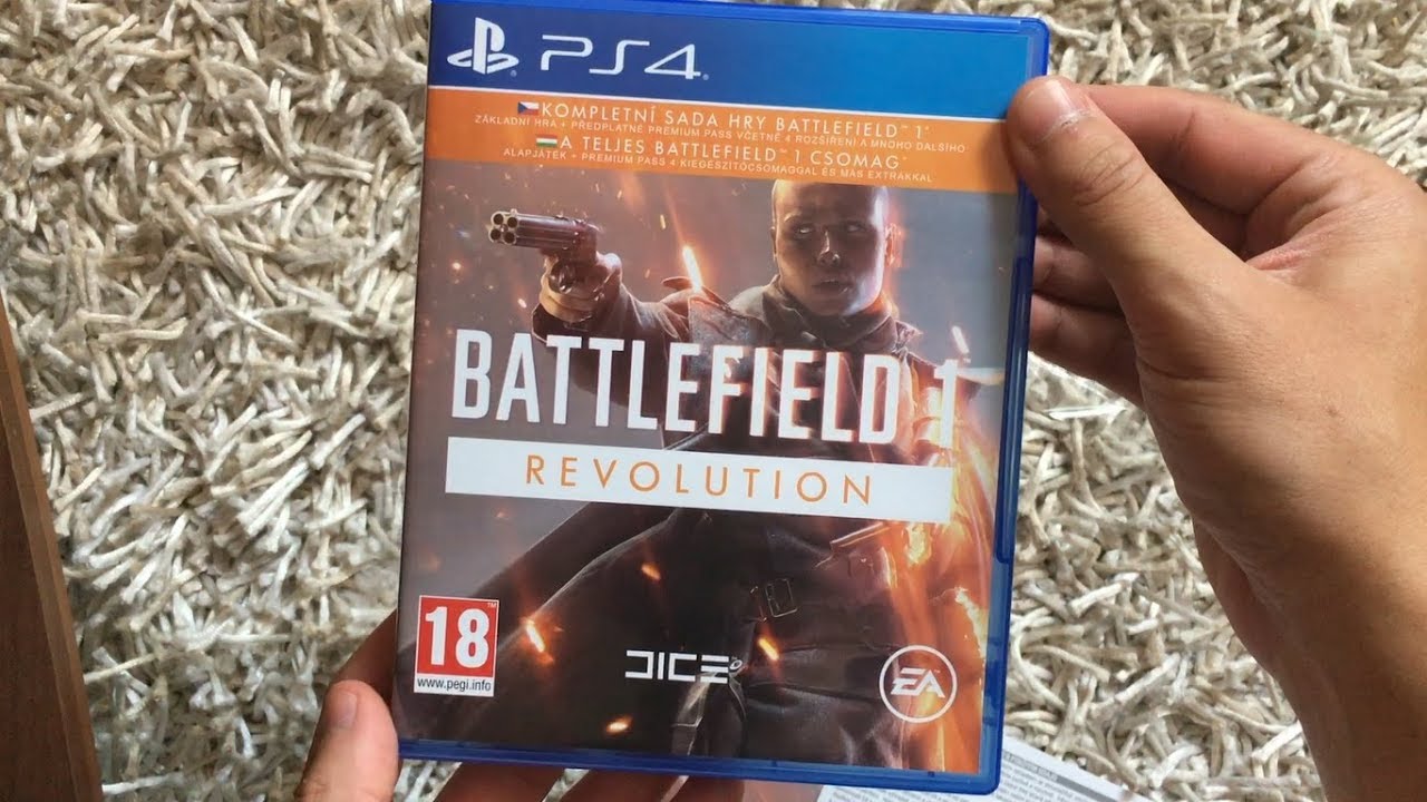 Battlefield 1 Revolution PS4 Unboxing