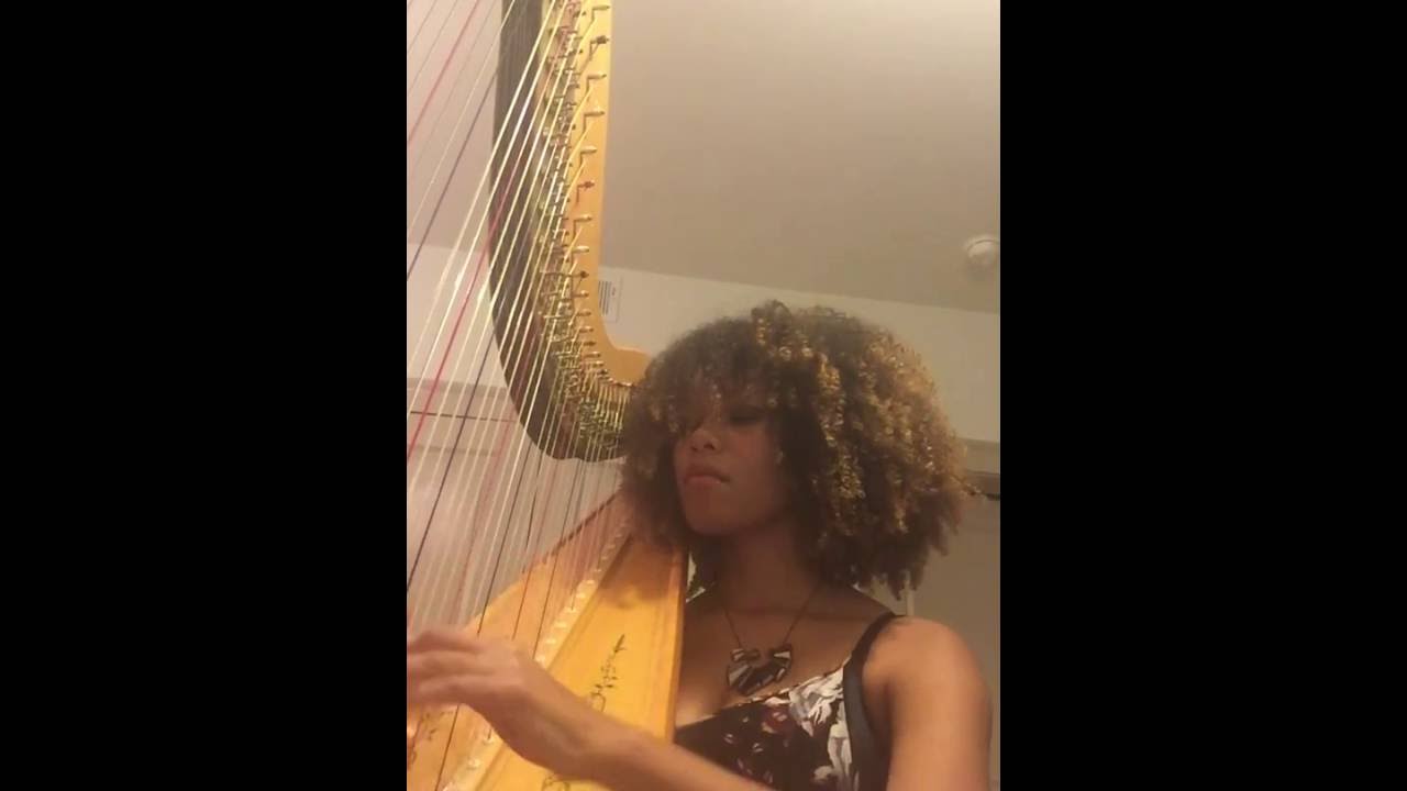Stevie Wonder- Ribbon in the Sky (Harp Cover)