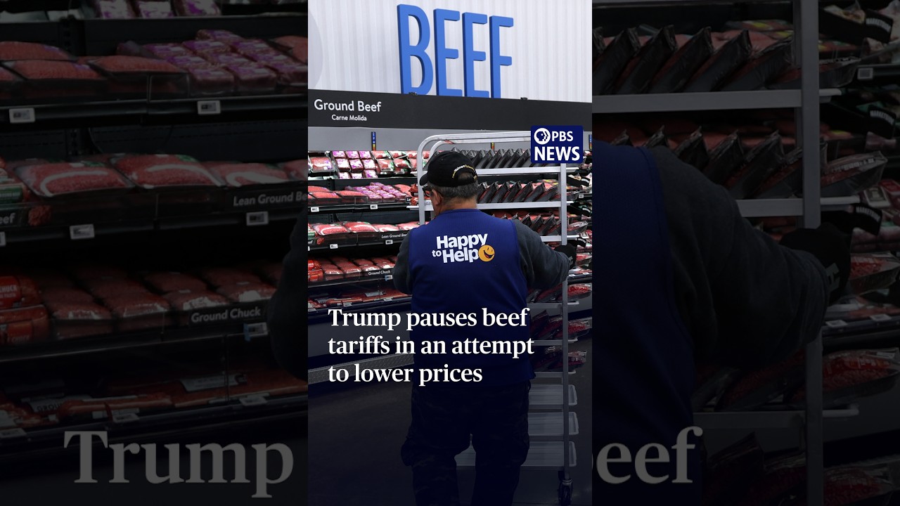Trump pauses beef tariffs in an attempt to lower prices