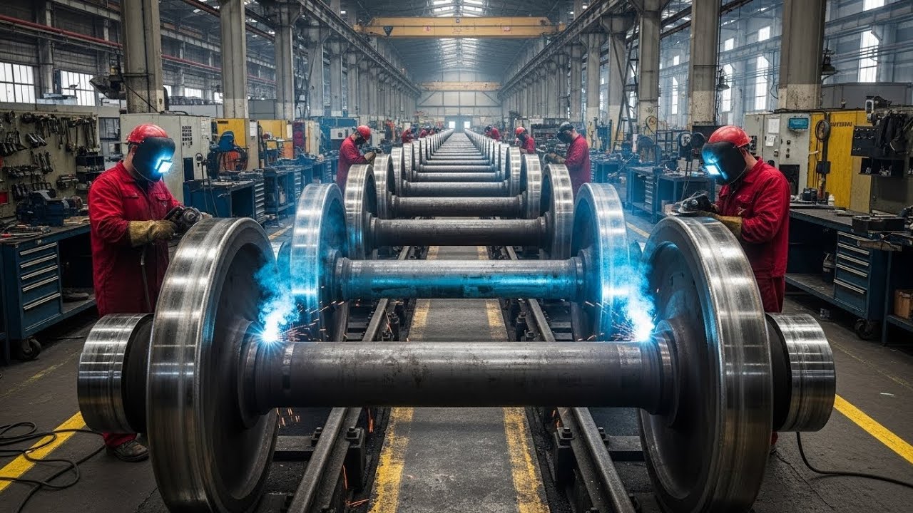 Comment c’est fait : Les Roues de Train – L’incroyable fabrication de la roue la plus chère du monde