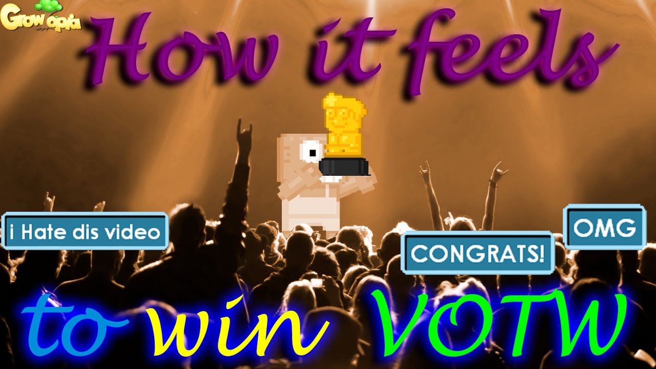 How it feels to win VOTW! - Growtopia
