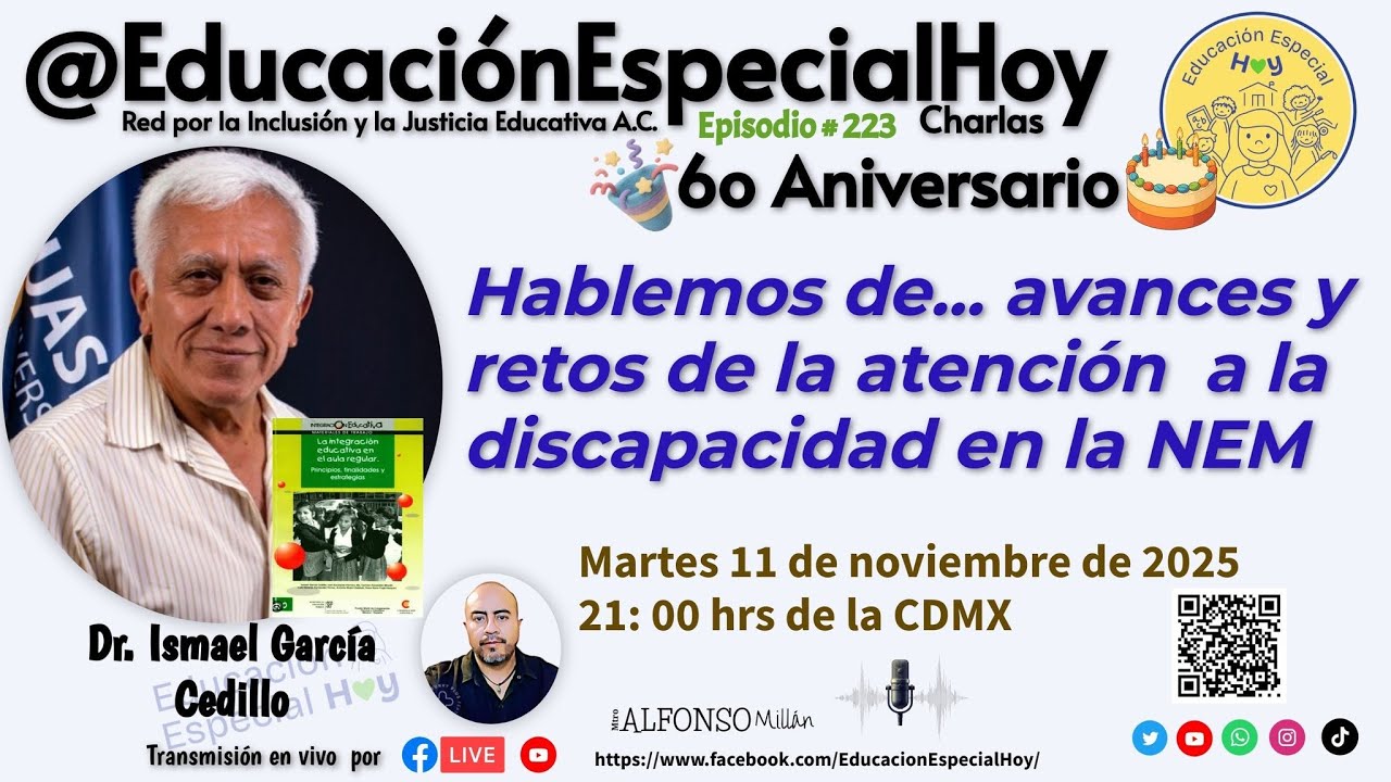 Charla223 Hablemos de...Avances y retos de la atencion a la discapacidad en la NEM