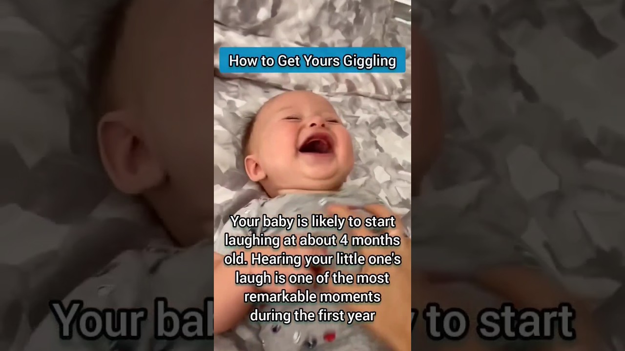 When Do Babies Start Laughing?#shorts #babylaughing #giggling #baby#cutebaby