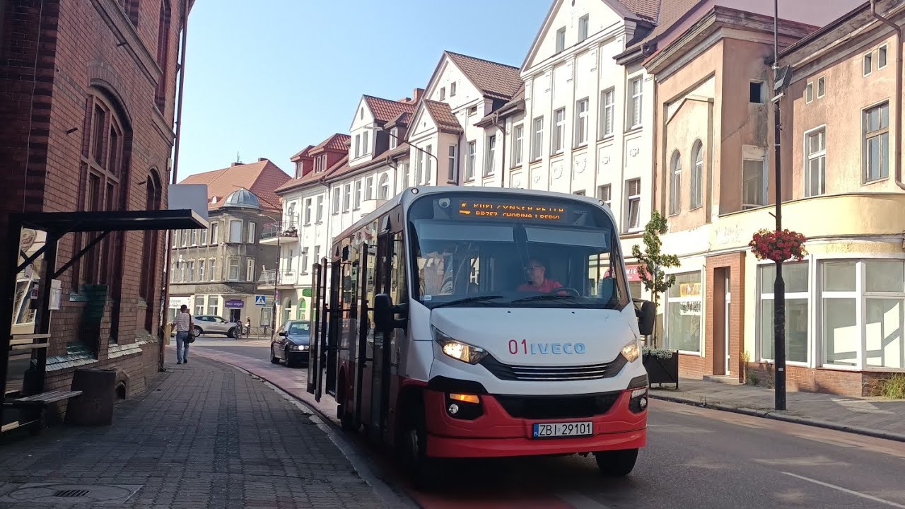 ZKM Białogard - Linia 4 - Iveco Daily 70C18 Dekstra LF38 #01