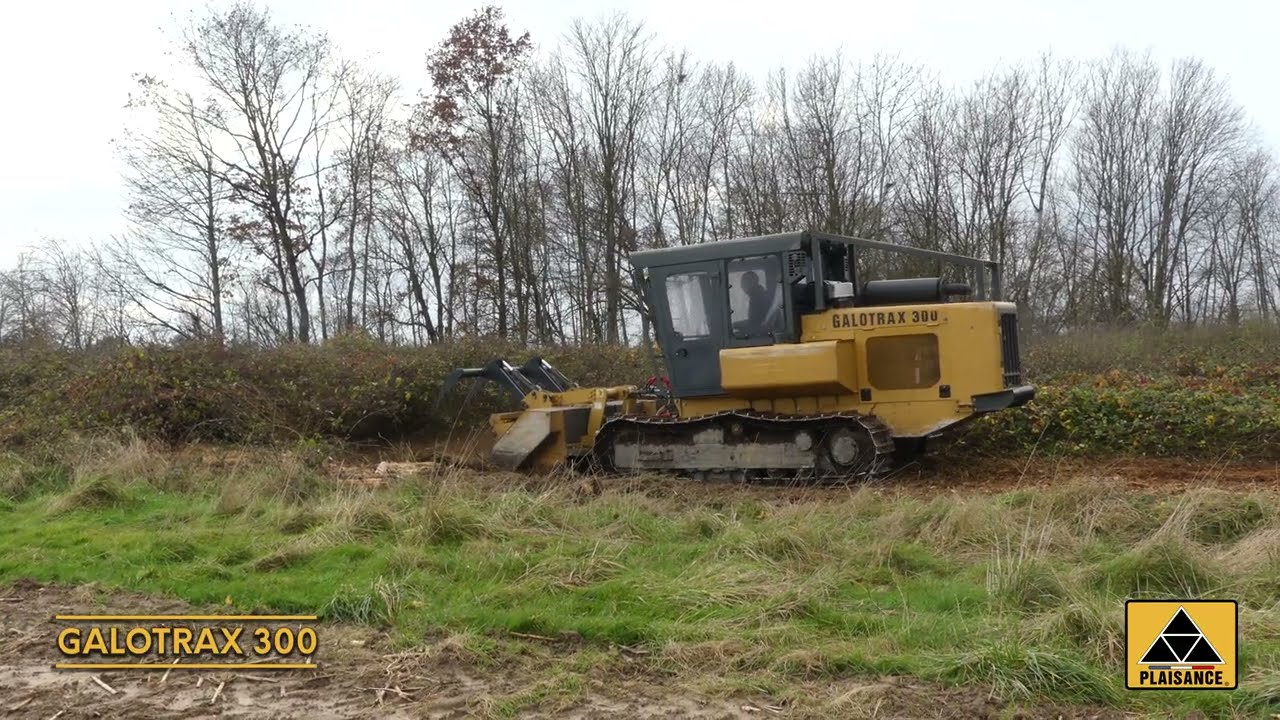 Nos clients sont venus essayer le GALOTRAX 300 d'occasion équipé du broyeur forestier BF 501R