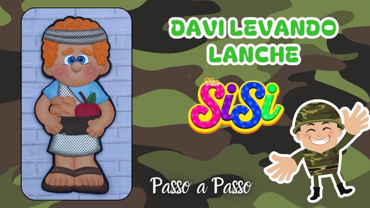 DAVI A GOLIAS - AULA 03 - Davi levando o Lanche