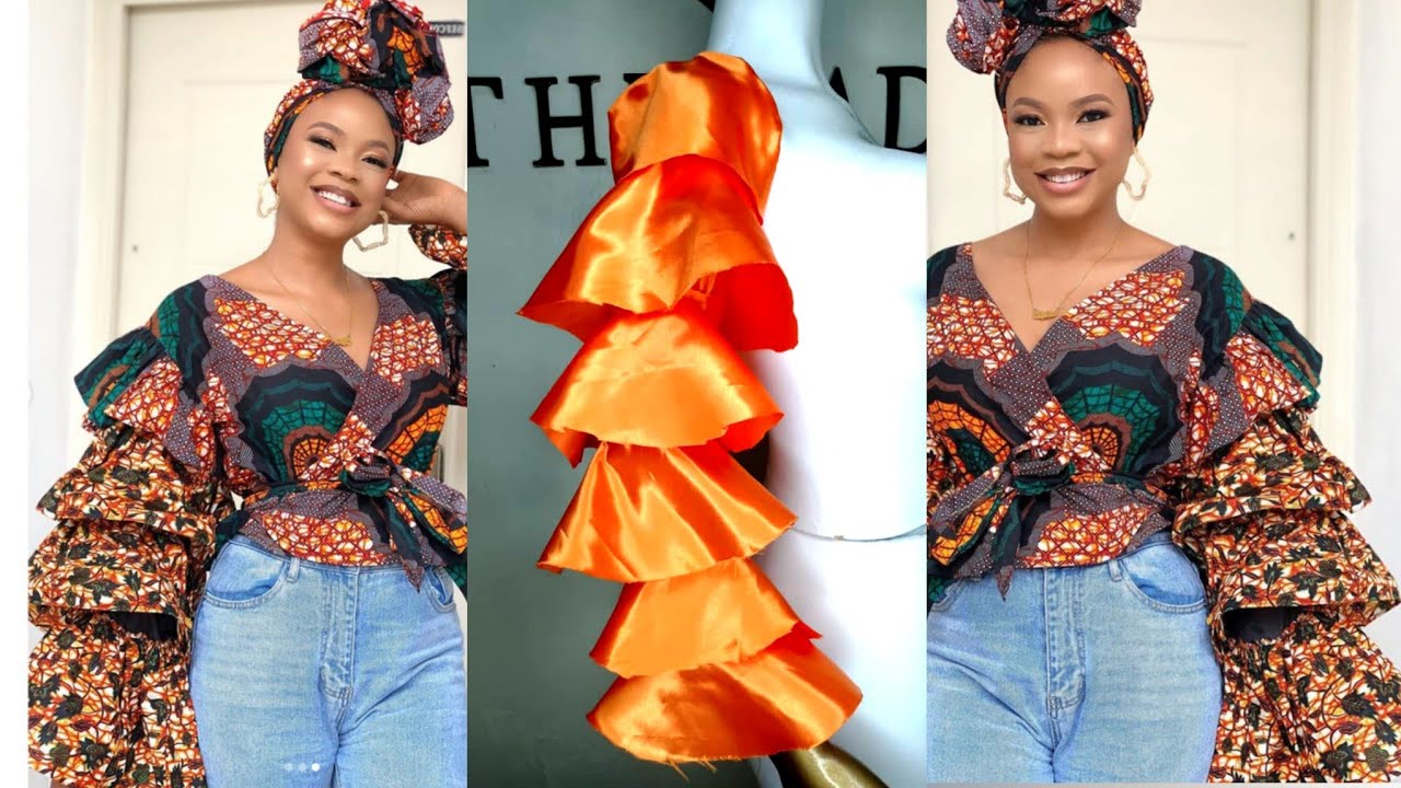 MULTI LAYERED FLARE SLEEVE TUTORIAL | TIERED SLEEVE DESIGN