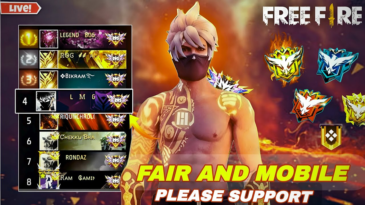 🔴 [ Live Free Fire Meet My All💞🥰Subscribers And Playing with Team Code  #livestream #freefire