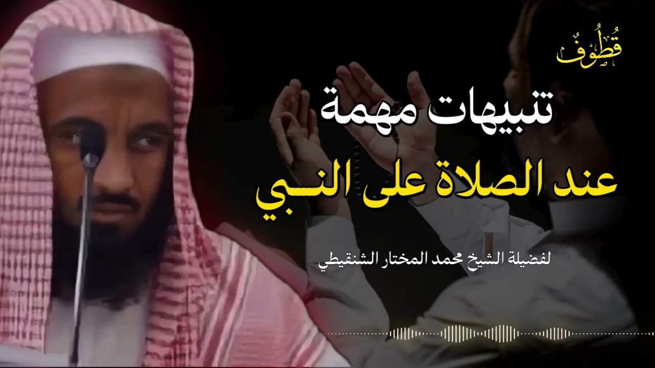 مسائل دقيقة يغفل عنها كثيرون عند الصلاة على النبي ﷺ | الشيخ محمد المختار الشنقيطي