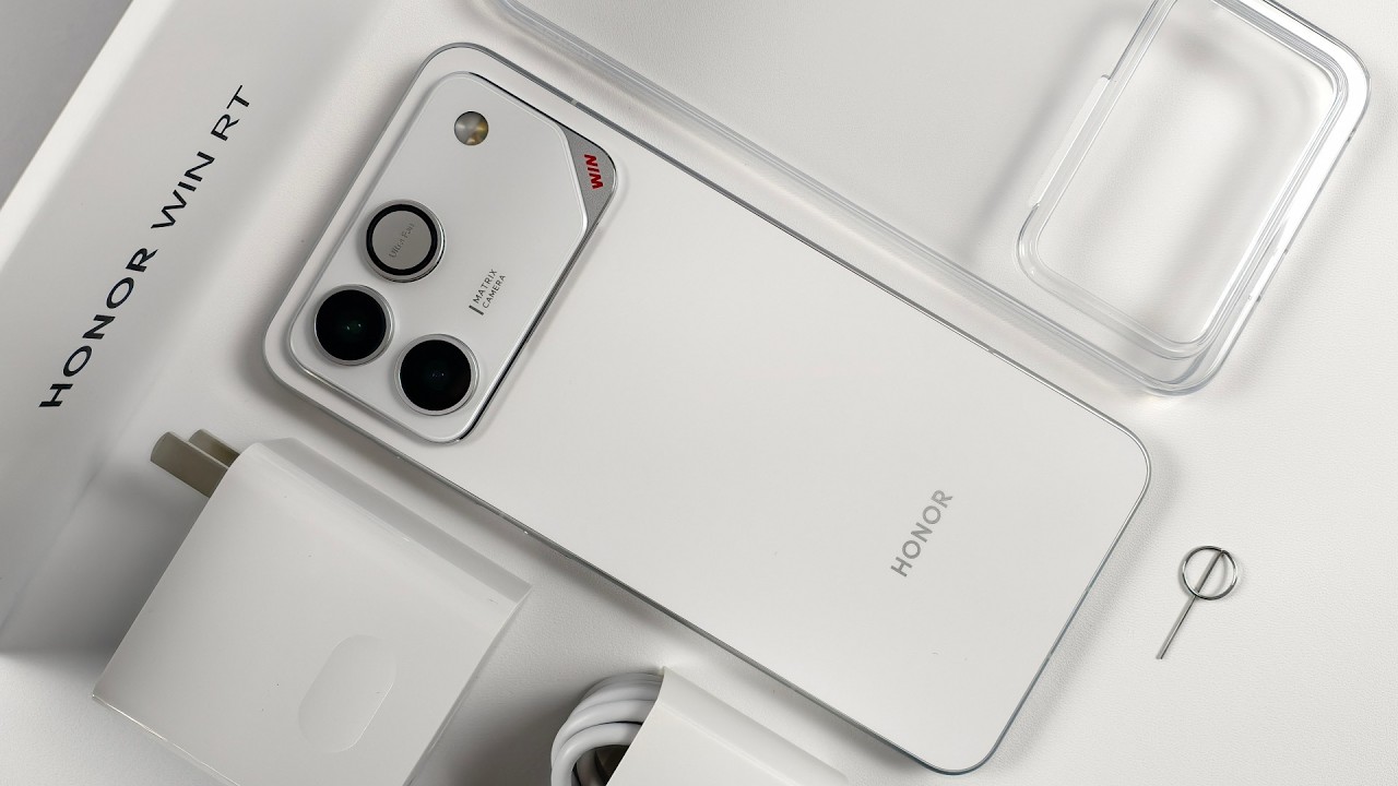 HONOR WIN RT White Unboxing and Camera Test! - ASMR