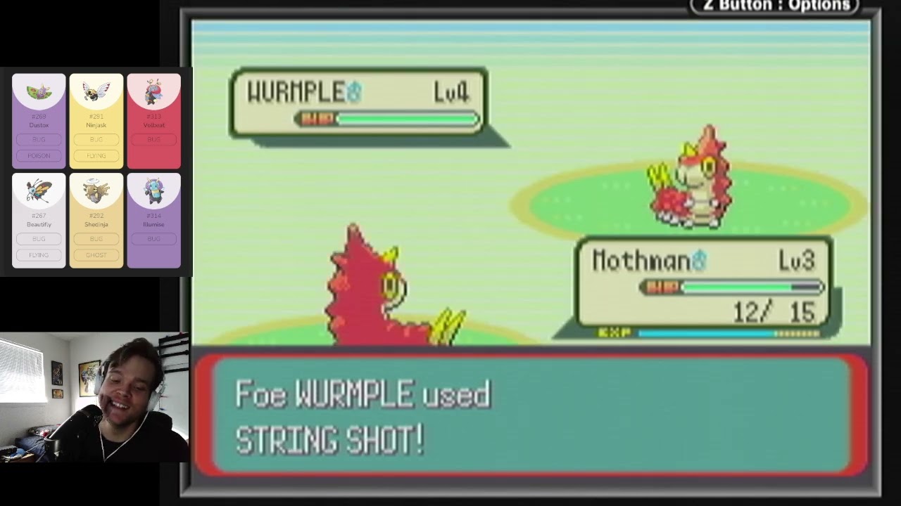 Pokémon Emerald Bug Types only...WHO MAKES THE TEAM? VOD 2