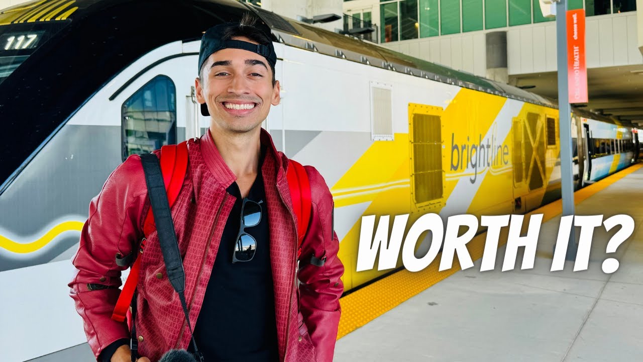 Я ехал на новом поезде Brightline из Орландо в круиз | Обзор премиум- и смарт-классов