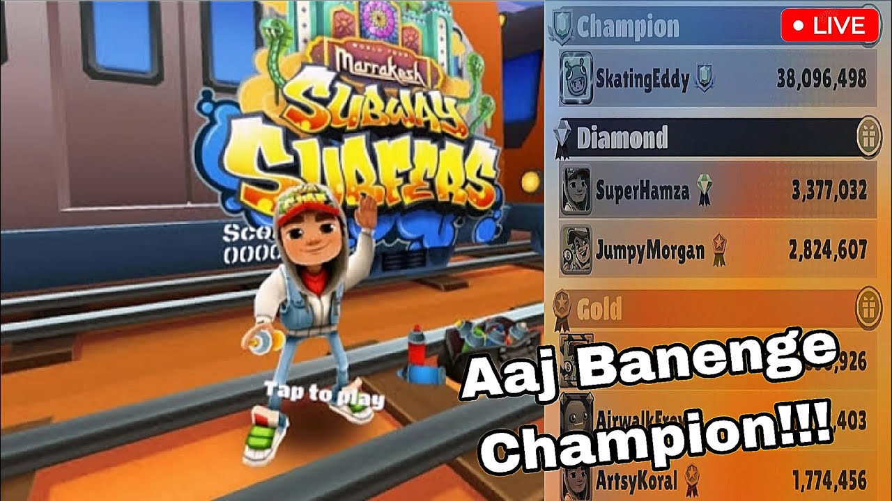 🚀Subway Surfers LIVEI Endless Run Challenge!#SubwaySurfersLive #Endlessrun #mobilegaming #shortslive