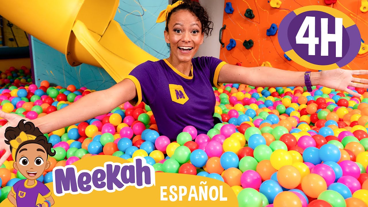 🕝4️⃣h ▸Meekah colorea un arcoíris  💜¡Hola Meekah!💜Amigos de Blippi | Videos educativos | 4 horas