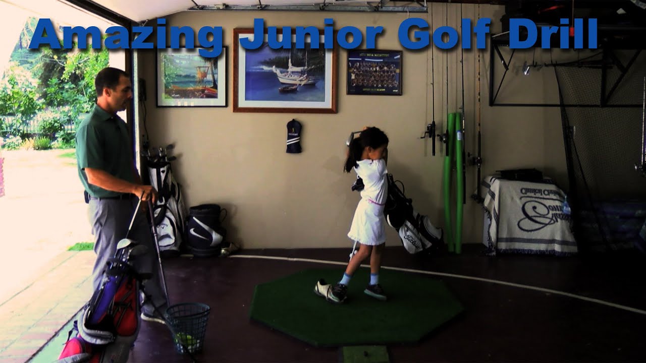 Amazing Junior Golf Drill Using Your Shoe || Golf Tips