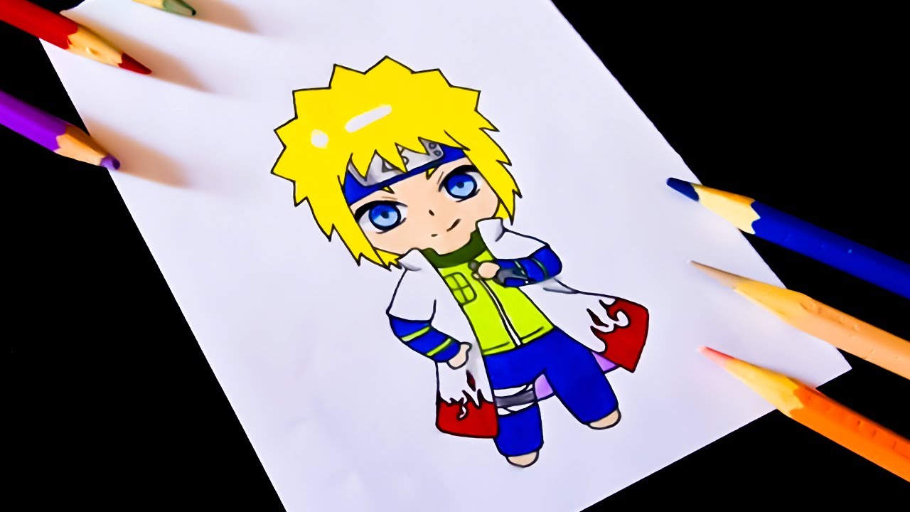 Drawing Minato Namikaze - Chibi - Naruto Shippuden
