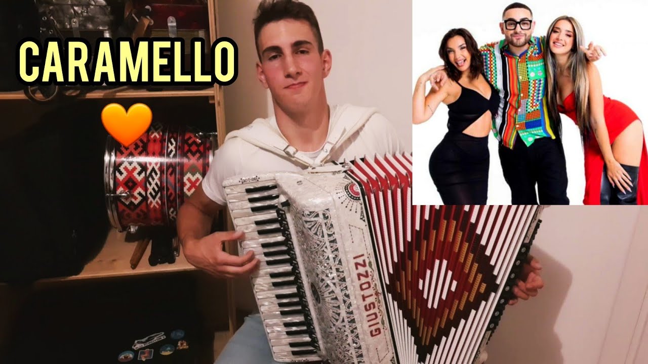 Caramello 🧡 (Rocco Hunt, Elettra Lamborghini, Lola Indigo) Fisarmonica, Accordion cover R.Battaini