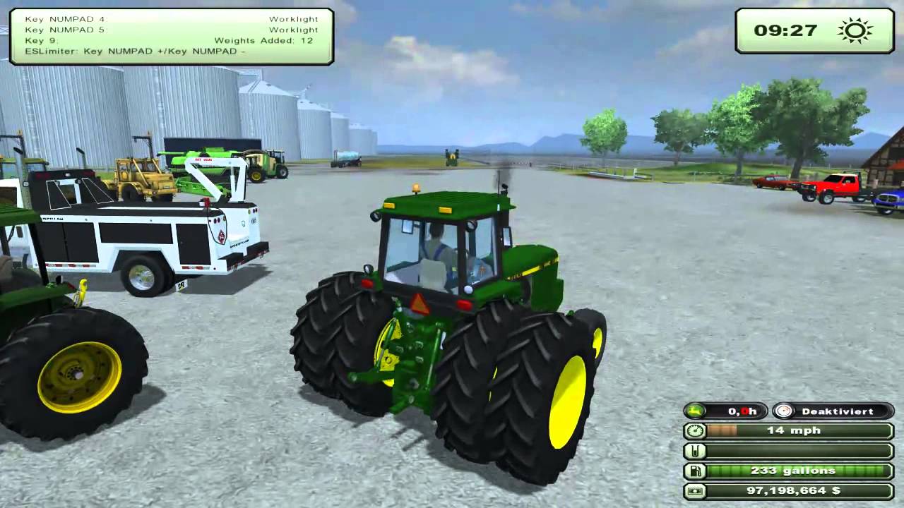 Farming Simulator 2013 Mods - International Service and Lite Hauler, John Deer tractors