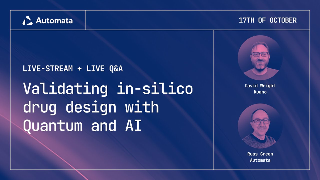 Validating in-silico drug design with Quantum and AI