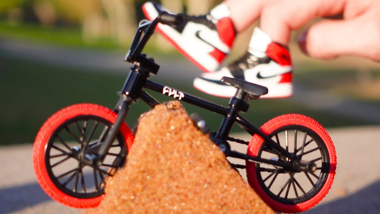 BMX Кинетический песок | Распаковка BMX Dirt Jump | Tech Deck | BMX палец | Флик Трюки Грязь