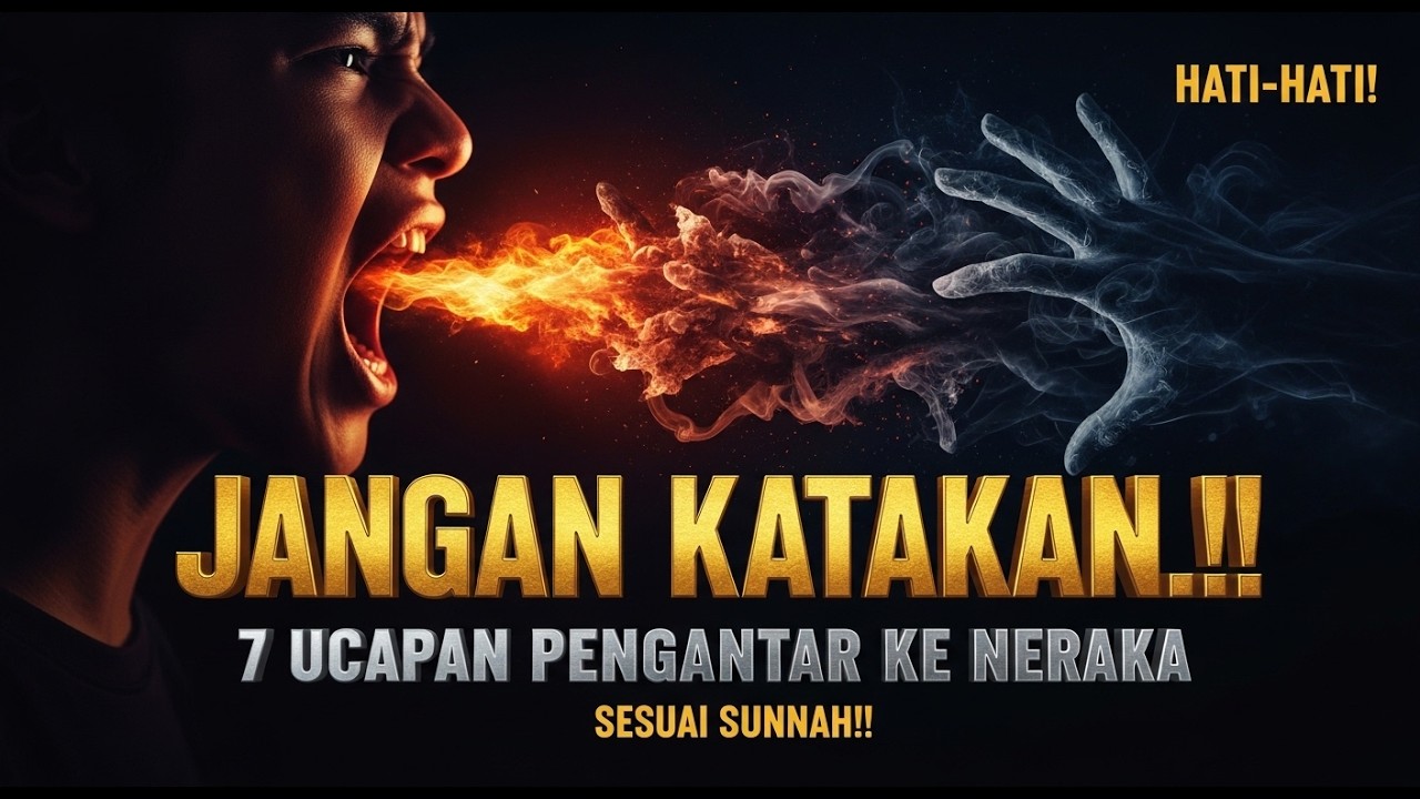HATI-HATI‼️ 7 Ucapan Sepele… Tapi Langsung Mengantar ke Neraka