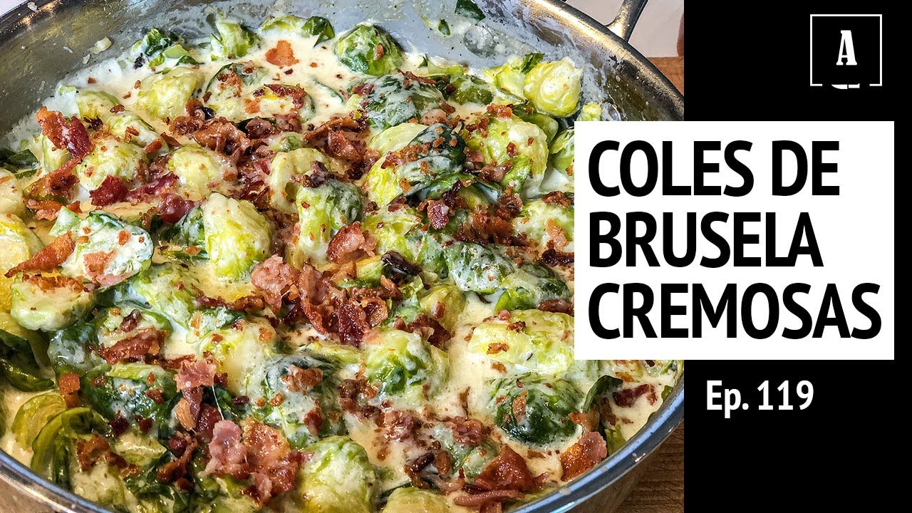 Coles de Brusela Cremosas | Con Tocino y Queso Gruyere | Ep. 119 - Antojitos de Arnie