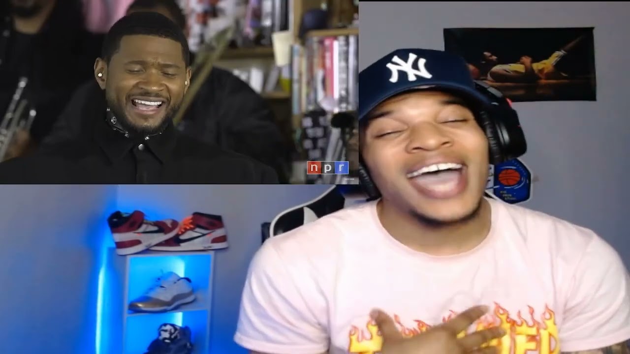 HE WENT VIRAL!! USHER - TINY DESK CONCERT (REACTION)