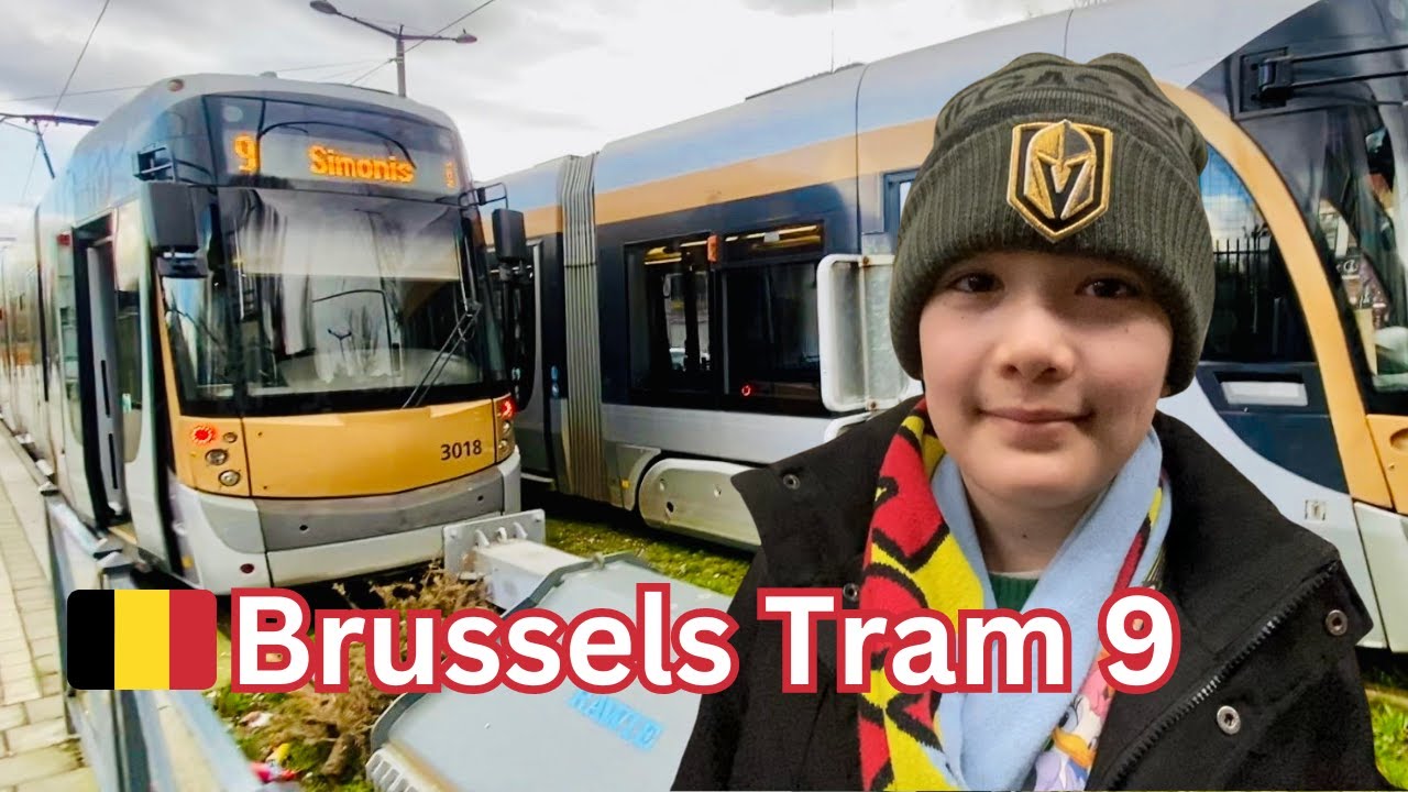 Brussels Tram - Line 9 | STIB / MIVB Tram | Best in Brussels | #tram #brussels