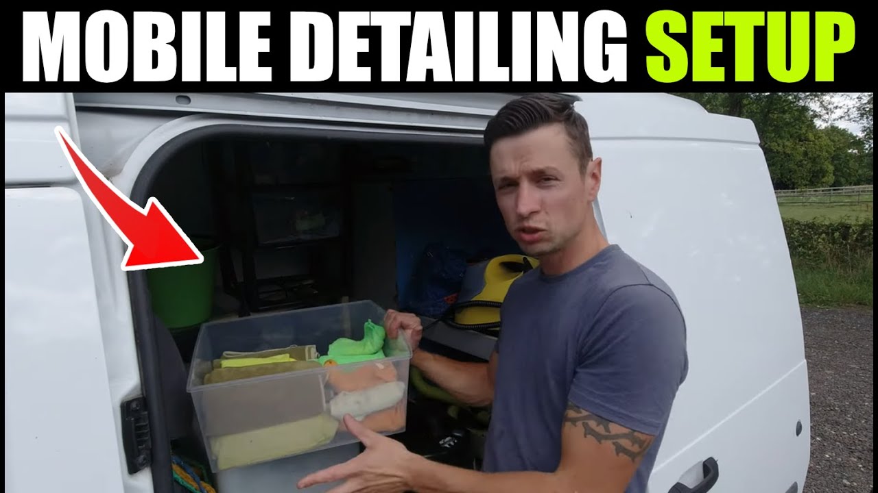 Mobile Detailing Van Set up Tour!
