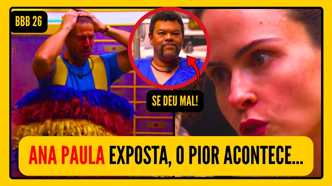 💥BOMBA NO BBB26!!  BABU no PAREDÃO, ANA PAULA EXPOSTA, FESTA RENDEU...