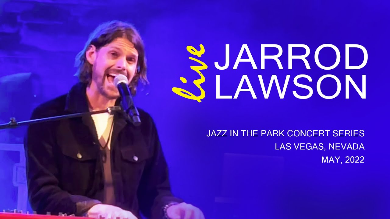 Jarrod Lawson live in ‘Jazz in the Park’ concert series. Las Vegas, NV
